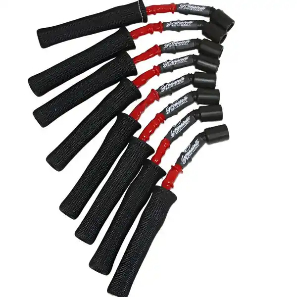 Granatelli 14-23 GM L83 5.3L/L86 6.2L Hi-Perf Coil-Near-Plug Wire Conn Kit w/Red Jacket/Blk Sleeve
