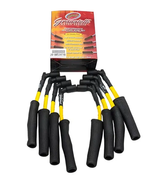 Granatelli 20-23 GM LT2 6.2L V8 Hi-Perf Coil-Near-Plug Wire Conn Kit w/Ylw Jacket/Blk Sleeve