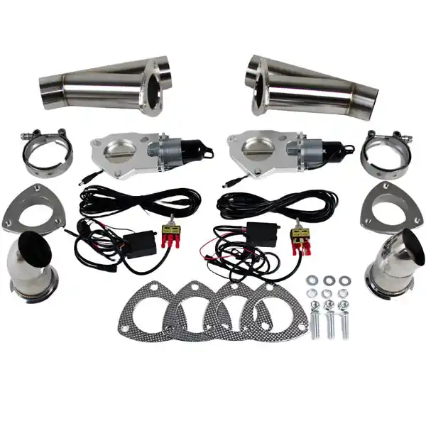 Granatelli 4.0in Stainless Steel Electronic Dual Exhaust Cutout