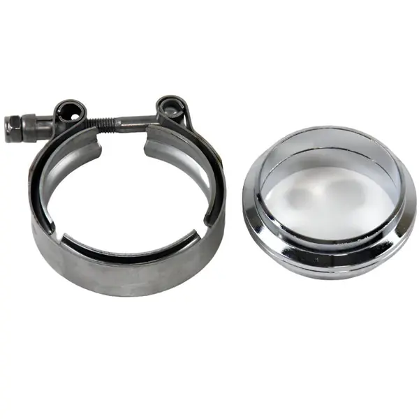 Granatelli 2.5in Flat Flanges w/V-Band Clamp