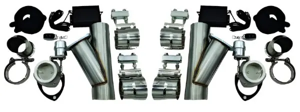 Granatelli Motor Sports Vacuum/ Pressure Controlled Electronic Exhaust Cutout Systems - Stainless Steel Weld In 309625K