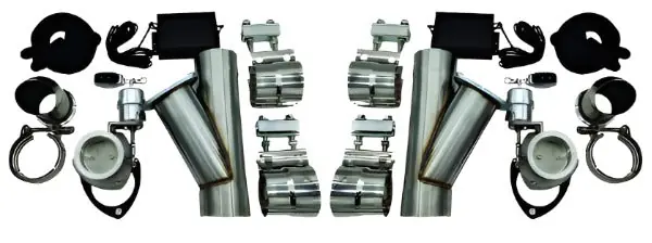 Granatelli Motor Sports Vacuum/ Pressure Controlled Electronic Exhaust Cutout Systems - Stainless Steel Weld In 309625K