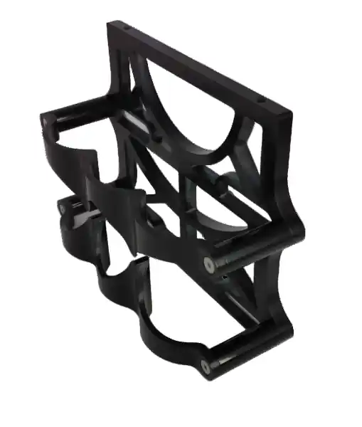 Granatelli 6 Volt OPTIMA Billet Battery Tray - Anodized Black