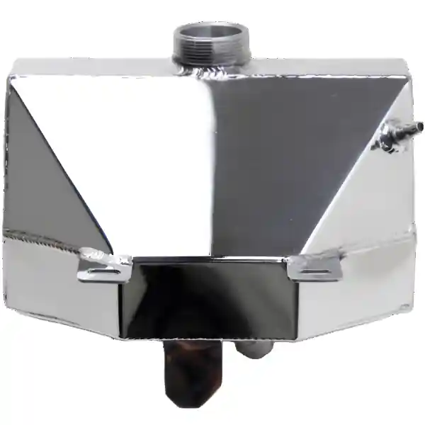 Granatelli Universal Aluminum Remote Power Steering Reservoir - Polished (Incl Mounting Clamp)