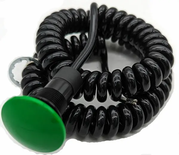 Granatelli Momentarily Armed Large Plastic Push Button - Green
