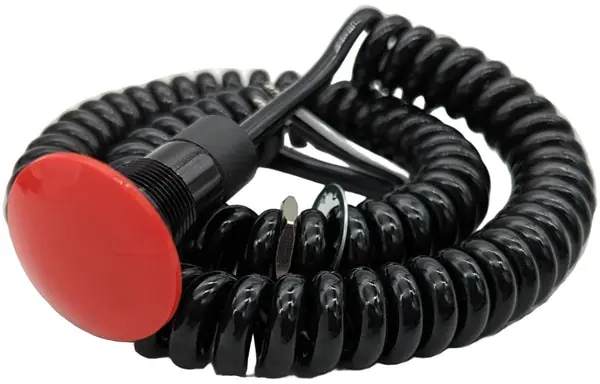 Granatelli Momentarily Armed Large Plastic Push Button - Red