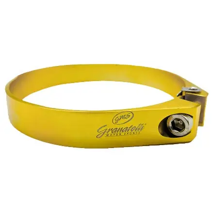 Granatelli 2.5in OD Hose Clamp ID Adjustment Range 63.5-65.5mm - Gold