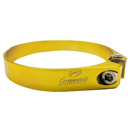Granatelli 3.75in OD Hose Clamp ID Adjustment Range 95.25-97.25mm - Gold
