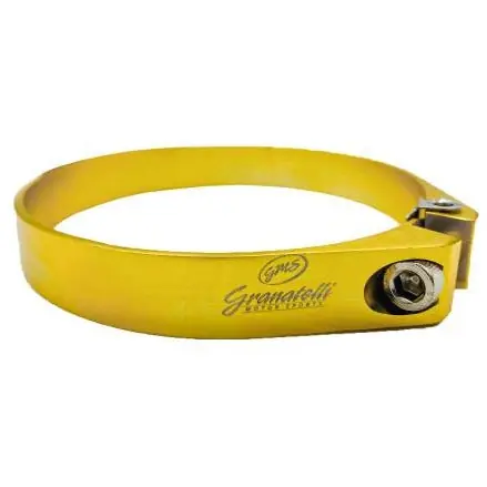 Granatelli 4.0in OD Hose Clamp ID Adjustment Range 102-104mm - Gold