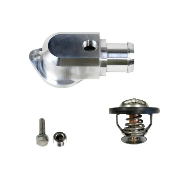 Granatelli 18-21 Jeep Trackhawk Billet Thermostat Housing w/180 Deg Thermostat
