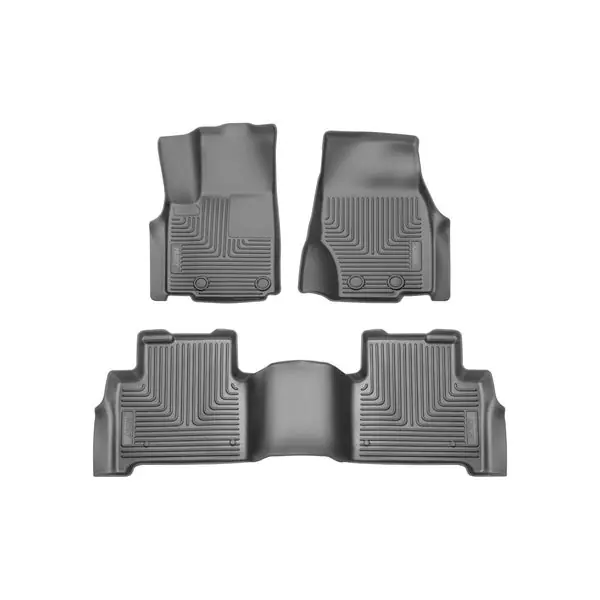 Husky Liners 2022+ Jeep Grand Cherokee Weatherbeater Black Front & 2nd Seat Floor Liner