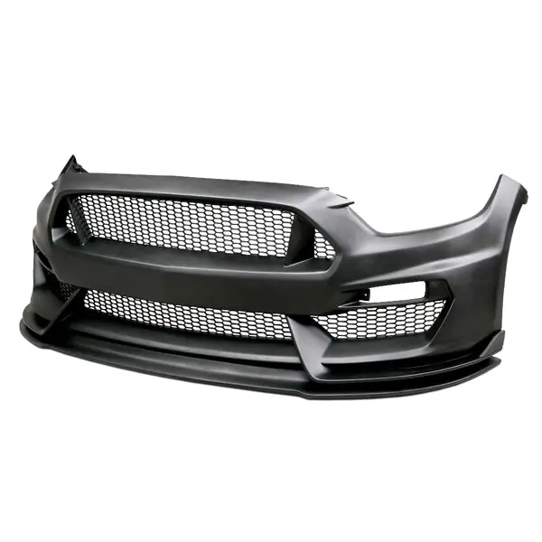 Anderson Composites 2015-2017 Ford Mustang GT350 Style Fiberglass Front Bumper w/ Front Lip