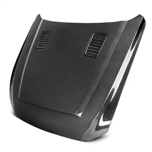 Anderson Composites Type-SN double carbon fiber hood 2015-2017 Ford Mustang