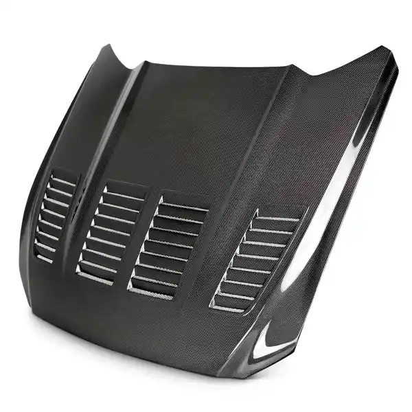 Anderson Composites Type-TW double sided carbon fiber hood 2015-2017 Ford Mustang