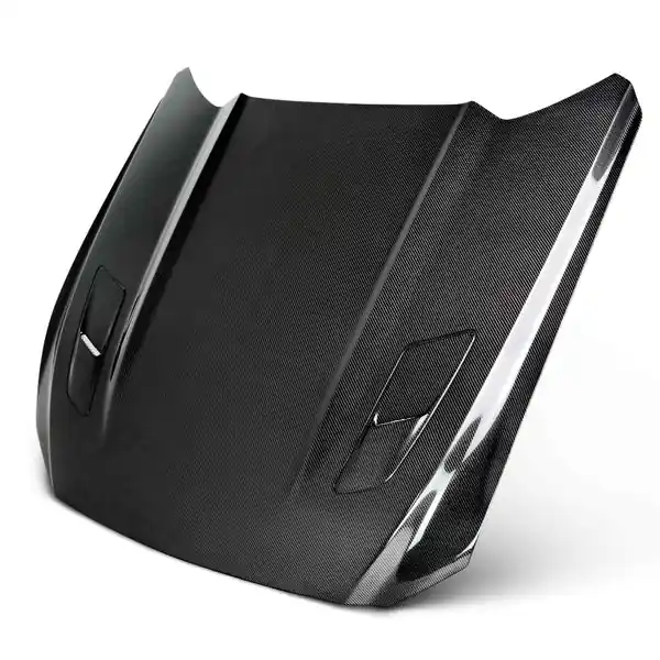 Anderson Composites 2015-2017 Ford Mustang Double Carbon Fiber Type-OE Style Hood