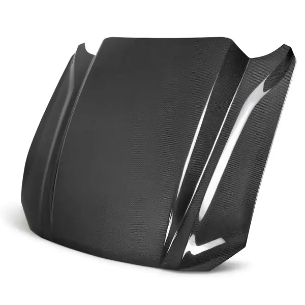 Anderson Composites 2018-2023 Ford Mustang Double Sided Type-CJ 4in Carbon Fiber Cowl Hood