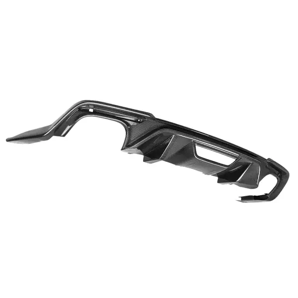 Anderson Composites 2018-2023 Ford Mustang GT Type-OE Carbon FIber Quad Tip Rear Diffuser