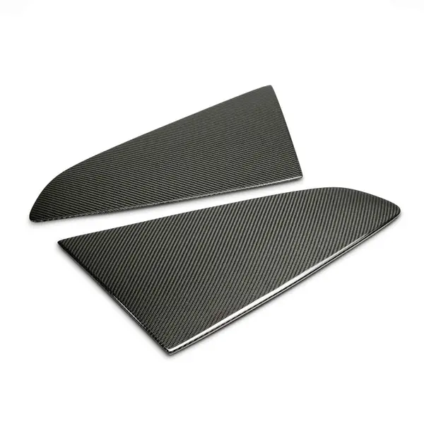 Anderson Composites 2015+ Ford Mustang Window Louvers - Flat