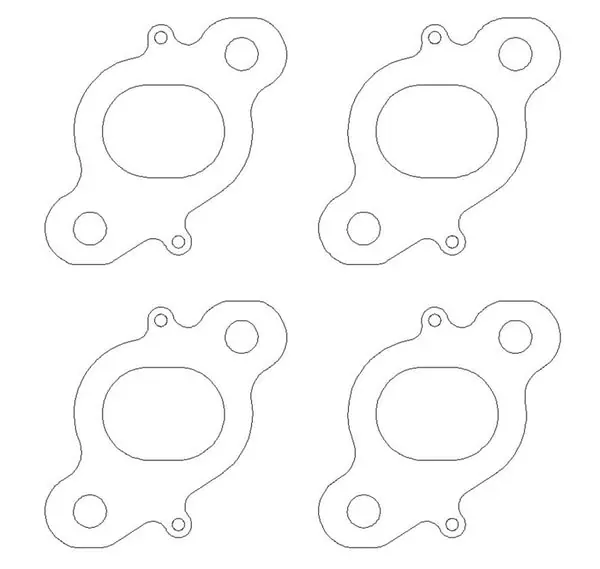 Cometic Nissan CA18 DET .030 inch DOHC Exhaust Gasket (4 pcs per Kit)