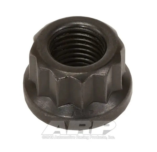 ARP 7/16in 8740 Black Oxide 12-pt Nut Kit