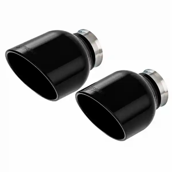 Borla 15-24 Dodge Charger V8 / 2023 Chrysler 300C T-304 SS Tips 5in Outlet - Black Chrome