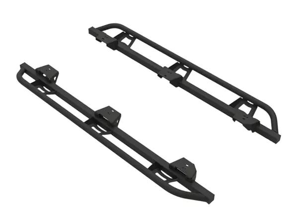N-Fab Trail Slider Steps 18-20 Jeep Wrangler JL 4 Door SUV - SRW - Textured Black