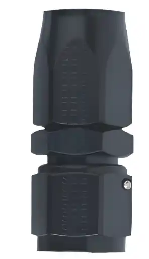 Fragola -10AN Straight Banjo Hose End - Black