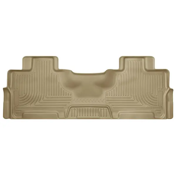 Husky Liners 2015 Ford Expedition/Lincoln Navigator WeatherBeater 2nd Row Tan Floor Liner