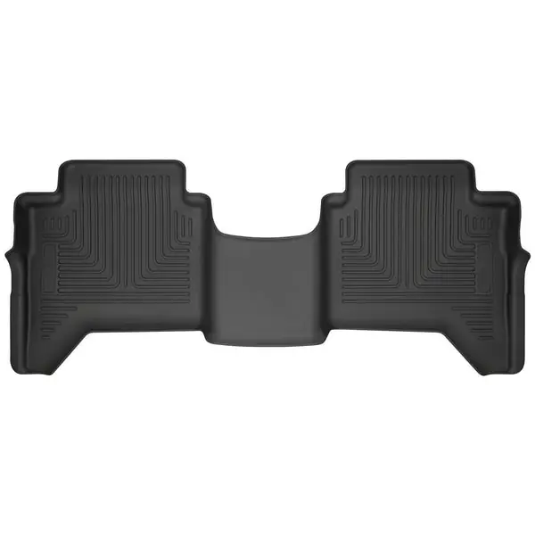 Husky Liners 2019 Ford Ranger SuperCrew WeatherBeater 2nd Row Black Floor Liners