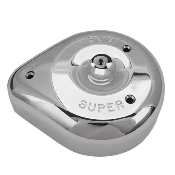 S&S Cycle Teardrop Chrome Air Cleaner Cover For S&S Super E/G Carbs