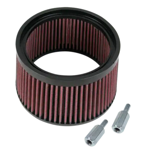 S&S Cycle 1in Taller Pleated Stealth Air Filter Kit