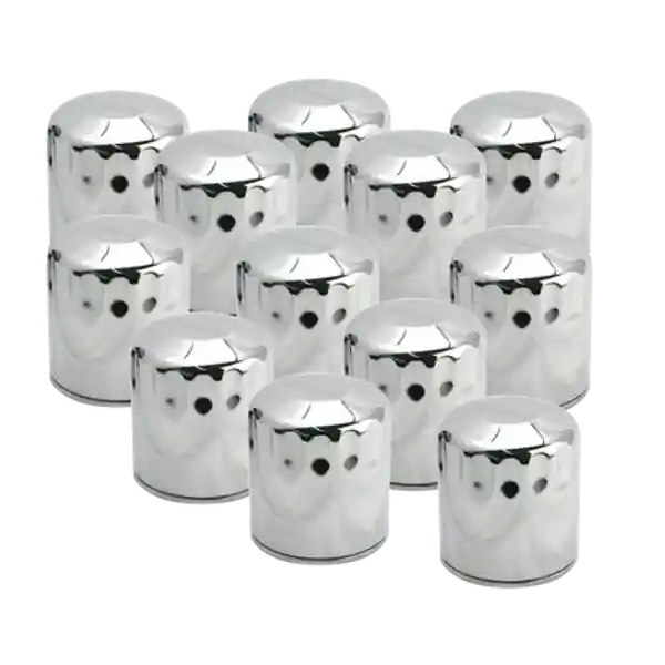 S&S Cycle 99-18 BT/2017+ M8/X-Wedge Chrome Oil Filter - 12 Pack