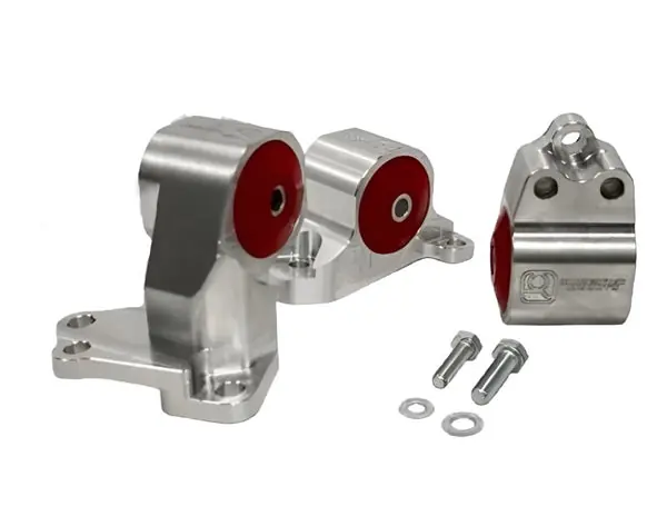 Innovative 94-01 Acura Integra B/D-Series Black Steel Billet Mount Kit 60A Bushings