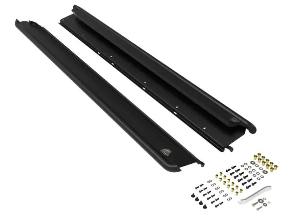 aFe POWER 10-14 Subaru Outback H4 2.5L / H6 3.6L Terra Guard Trail Slider Step - Black