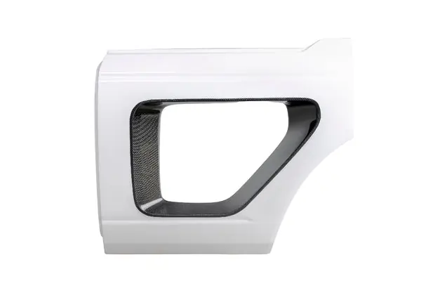 Anderson Composites 2021+ Ford Bronco 4DR Fiberglass Rear Doors (Pair) w/ CF Inserts - Off Road