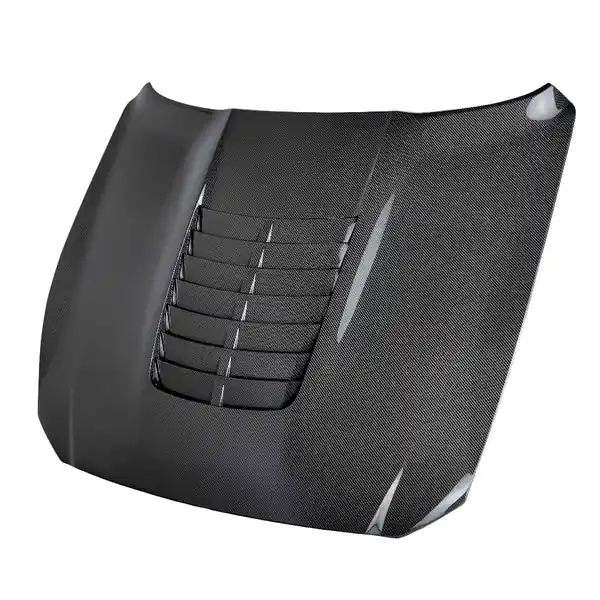 Anderson Composites 2015-2020 Ford Mustang Shelby GT350/GT350R Type GT5 Double Sided Carbon Fiber Hood