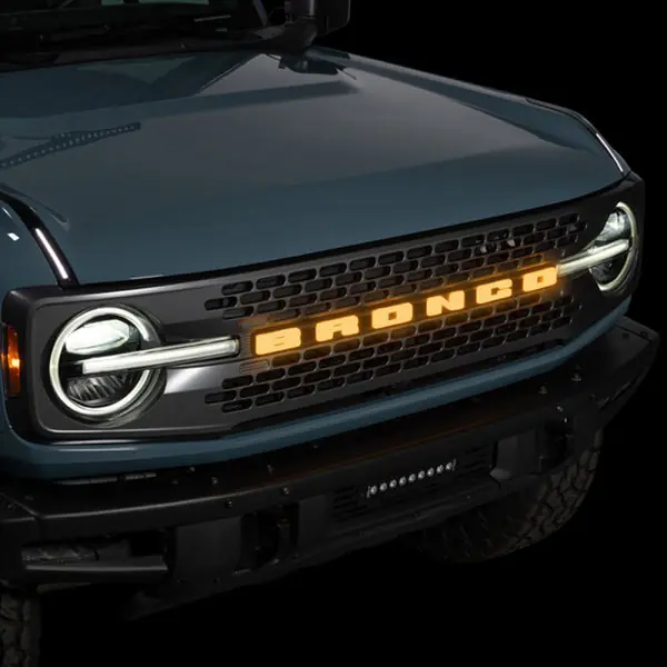 Putco 21-23 Ford Bronco Emblem (Does Not Fit Front Camera Models)