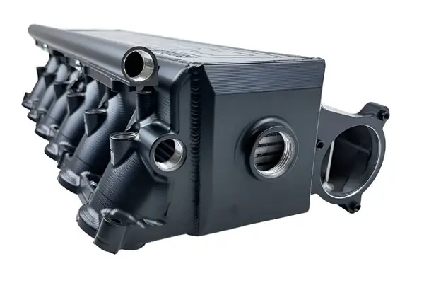 CSF Gen 2 B58 Race X Charge-Air-Cooler Manifold - Thermal Black Finish