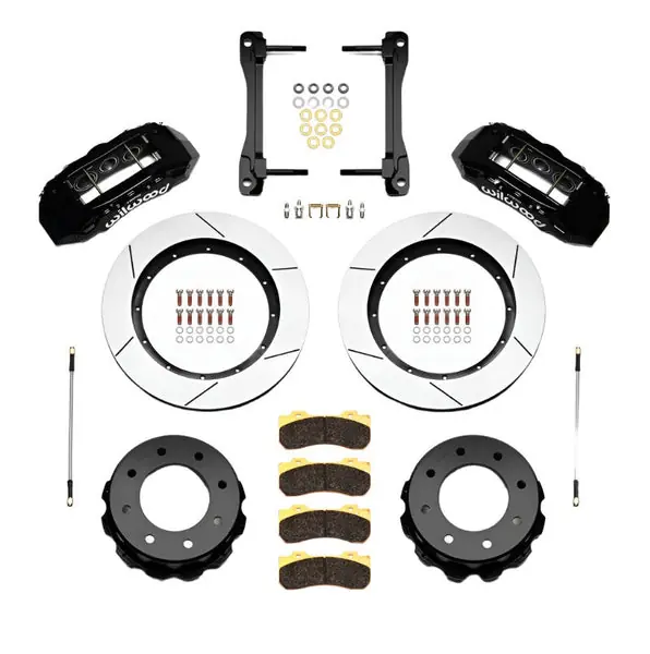 Wilwood TX6R Rear Kit 15.50in Black 2011-2015 GM Truck/SUV 2500