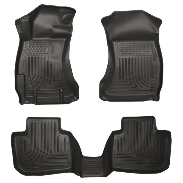 Husky Liners 10-12 Subaru Legacy/Outback WeatherBeater Combo Black Floor Liners