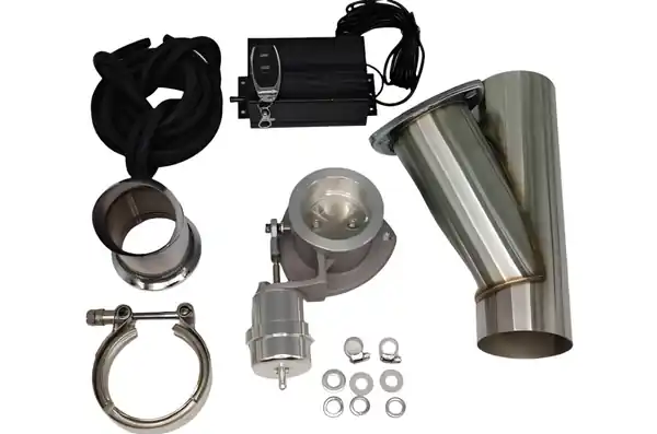 Granatelli 3.0in Stainless Steel Vacuum Controlled Electronic Exhaust Cutout