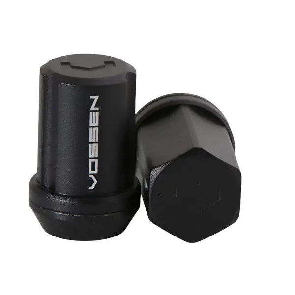 Vossen 35mm Lock Nut - 12x1.25 - 19mm Hex - Cone Seat - Black (Set of 4)