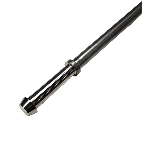 Ticon Industries 12in Length x 3/8in Titanium Billet Exhaust Hanger Rod - Mushroom End