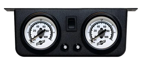 Air Lift Dual Gauge Panel Assembly for 25812
