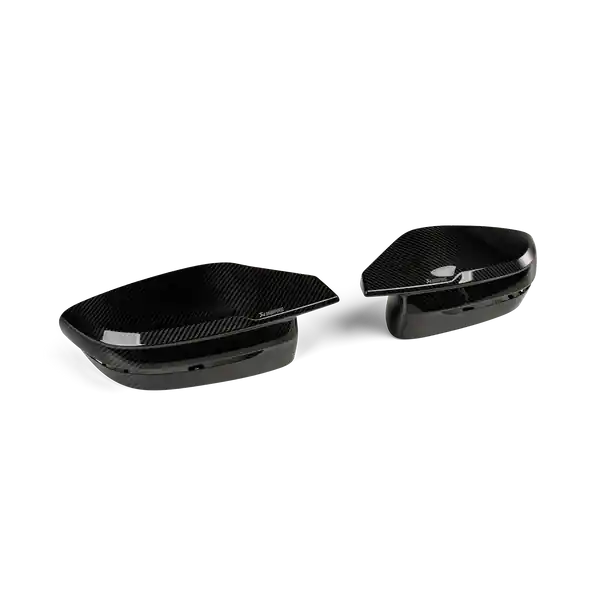 Akrapovic 2021+ BMW (G87) M2, (G80) M3 & (G82) M4 Mirror Cap Set- Gloss Carbon