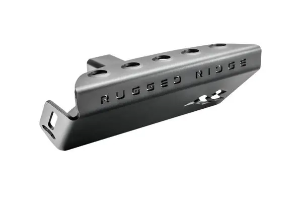 Rugged Ridge 07-23 Jeep Wrangler JK/JKU/JL/JLU & 20-23 Gladiator Hitch Skid Plate 2in. Rec - Tex Blk