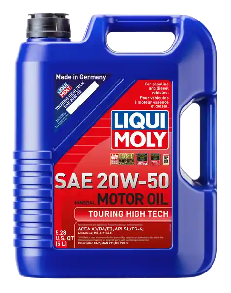 LIQUI MOLY 5L Touring High Tech Motor Oil SAE 20W50