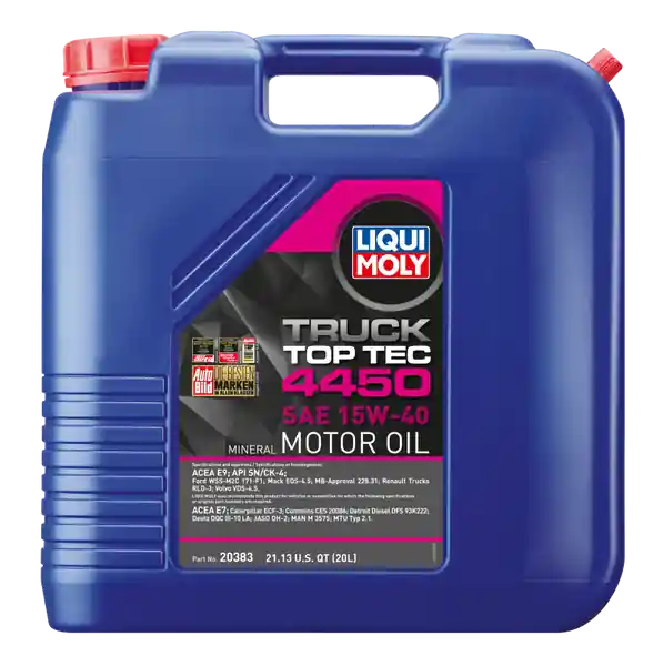 LIQUI MOLY 20L Top Tec Truck 4450 Motor Oil SAE 15W40