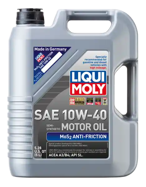 LIQUI MOLY 5L MoS2 Anti-Friction Motor Oil 10W40