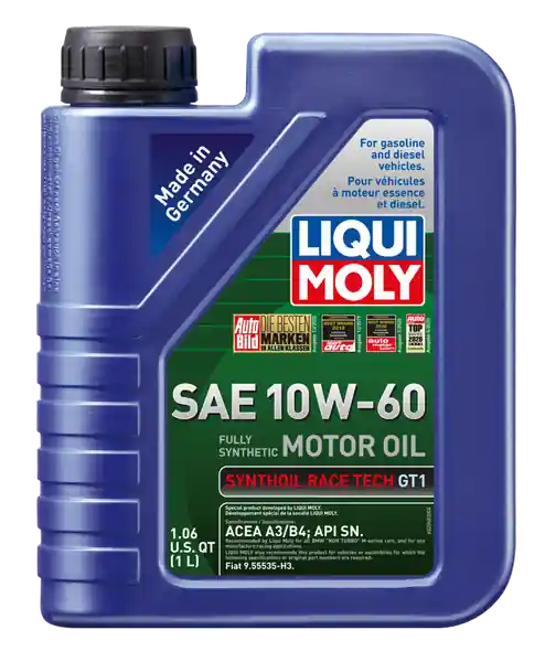 LIQUI MOLY 1L Synthoil Race Tech GT1 Motor Oil SAE 10W60